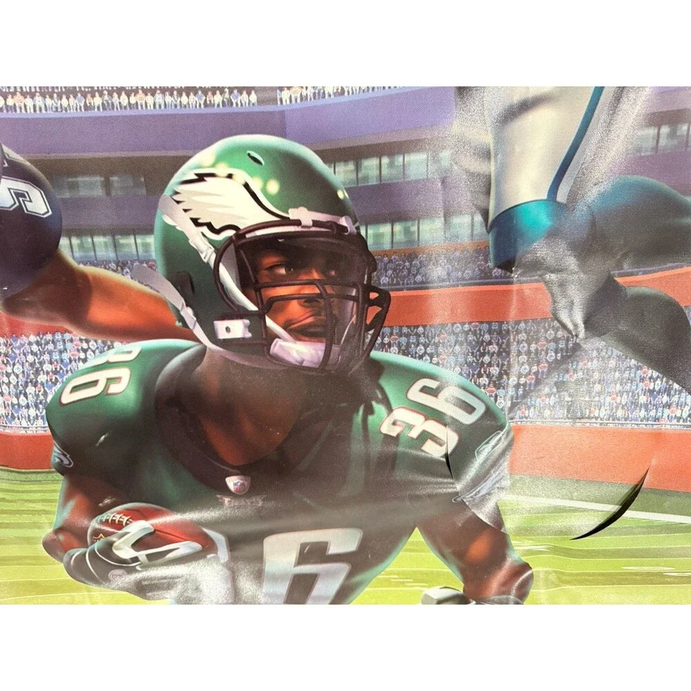 RARE KFC EA Sports Madden NFL 10 Promo Vinyl Banner 53x53 Giant Store Display